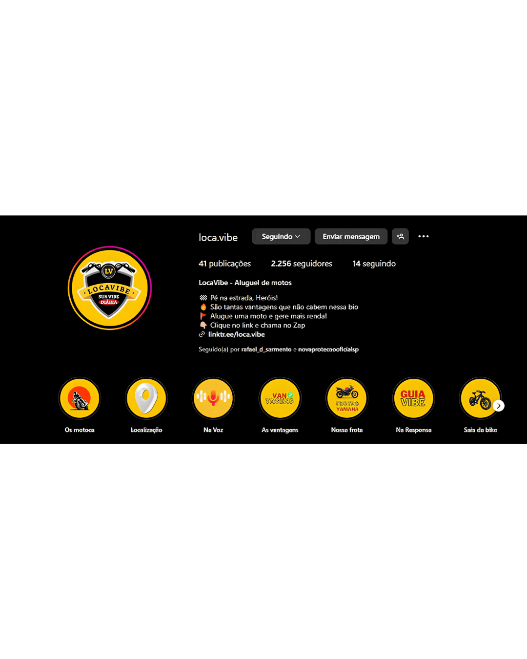 Locavibe , Gestão de Redes